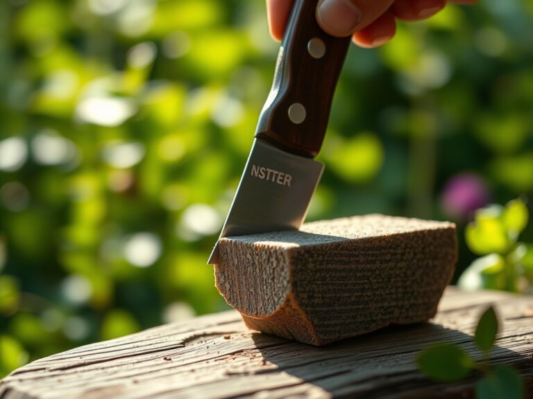 6 Steps to Sharpen a Garden Knife with a Stone